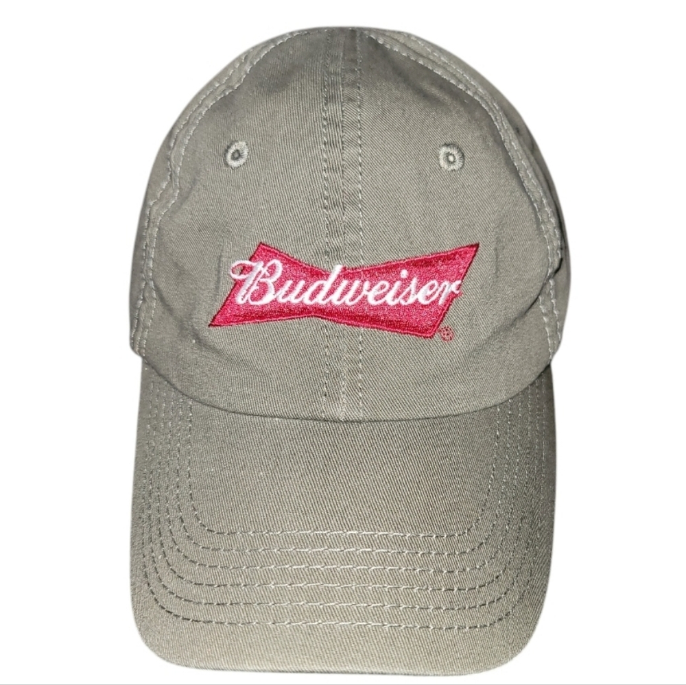 Budweiser Strapback Hat For Those Who Serve This Bud's For You Green/Camo NWOT